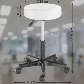 Тоалетка с LED осветление Jocelyn със стол 140 × 90 × 40 cm