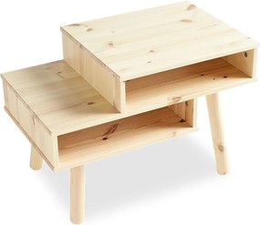 Масичка за кафе от борова дървесина в естествен цвят Hako - Karup Design