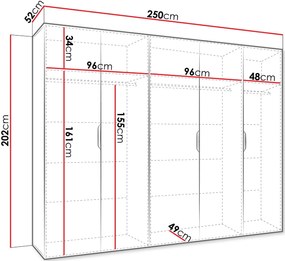 Гардероб Малага плюс пети крилен-Кашмир