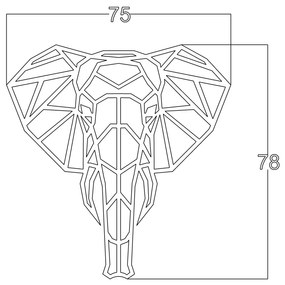 Декорация на стена Elephant