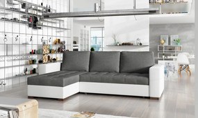Ъгъл диван Julie-White - Gray