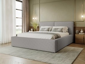 Тапицирано легло Santos-Сиво-180 x 200