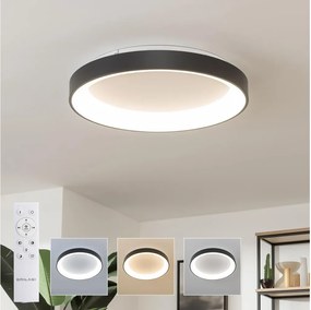 Brilagi - димируем LED плафон FALCON II LED/99W/230V Ø 60 cm черен +ДУ