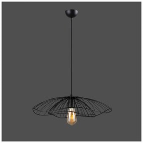 Черно висящо осветително тяло, височина 111 cm Root - Squid Lighting