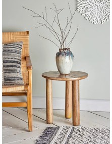 Кръгла странична масичка от масивно манго ø 40 cm Stella – Bloomingville