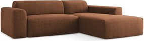 Теракотен ъглов диван (десен ъгъл) Keli – Makamii