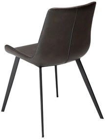 Сив стол за хранене от изкуствена кожа DAN-FORM Дания Hype - DAN-FORM Denmark