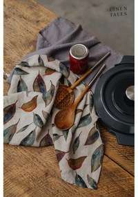 Ленена кърпа за съдове 65x65 cm Golden Fall – Linen Tales