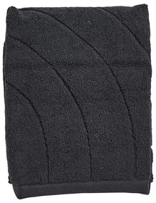 Черна памучна кърпа от тери 50x70 cm Time – Zone