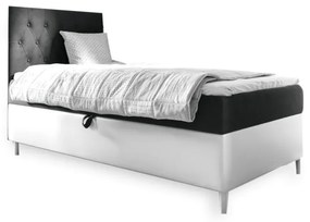 Тапицирано легло  ESME + топер,, 100x200, fresh 17, ляв