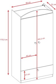 Гардероб Babydreams Cartoon-Leuko-Formula