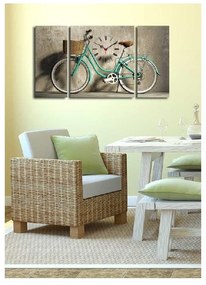 Стенен часовник Кръгъл, 84 x 45 cm - Wallity