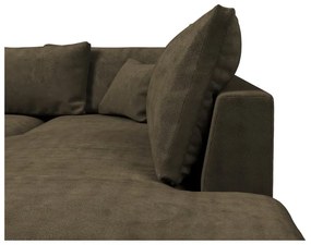 Светлокафяв ъглов диван (десен ъгъл) Comfy - Scandic