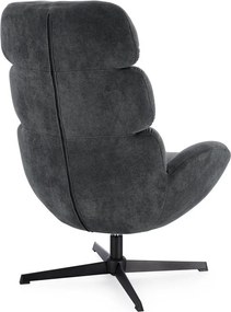Черно въртящо се кресло Violante – Bizzotto