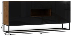 Бюфет Arborio ΙΙ-Black