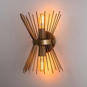 Стенна лампа в златисто Kirpi – Opviq lights