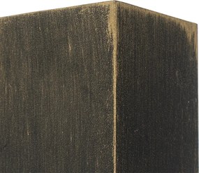 Модерен стенен аплик антично злато 2-светлина IP44 - Baleno