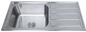 Кухненска мивка ICK10050R TAMPICO, алпака, лява, 100x52см