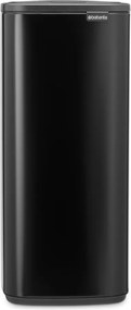 Матово черно стоманено кошче за боклук отваряне с докосване 30 l Bo Touch – Brabantia