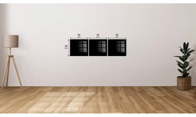 Картини в комплект от 3 бр. 40x40 cm City - Wallity