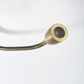 Стенна лампа в бяло-бронзов цвят - SULION