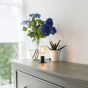 Модерна настолна лампа черна - Facil