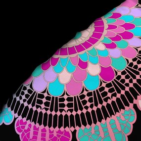 Черно единично памучно спално бельо 140x200 cm Porte Bonheur – douceur d'intérieur