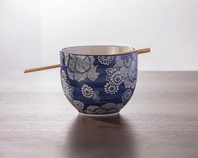 Тъмносиня глинена купа ø 14,5 cm Nara – Ladelle