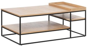 Масичка за кафе в естествен цвят 70x120 cm Rivoli – Unique Furniture