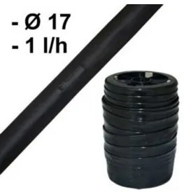 Капков лентов маркуч ф17мм 1l/h 2500м с капкообразуватели през 15см