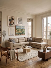 Ъгъл диван Caza-Left-260φ 200β-Sand