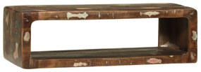 Sonata H ТВ шкаф Многоцветен 80x30x25 см Масивно дърво Регенерирано