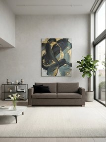 Диван Smart three-seater-205φ 90β cm.-Ash