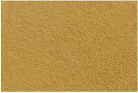 Жълт пуф от изкуствен косъм Lilibet – Bobochic Paris