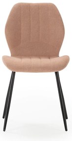 Трапезни столове в комплект от 4 бр. сьомга Milu – Marckeric