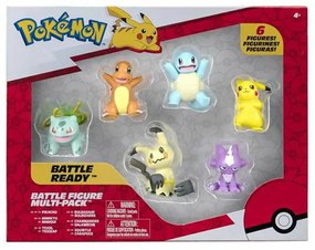 Комплект фигури Pokémon Battle Ready 5 cm 6 Части