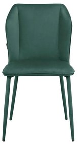 Зелени кадифени трапезни столове в комплект от 2 бр. Wilma – Støraa