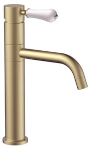 Смесител за мивка Rea Serra Brush  Gold low
