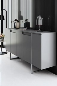 Конзола Luxe, цвят Антрацит Сребърен