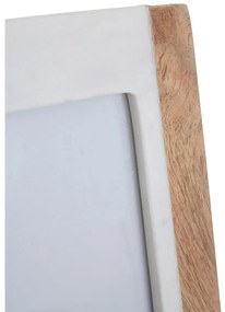 Каменна рамка в бял и естествен цвят 20x25 cm Sena - Premier Housewares