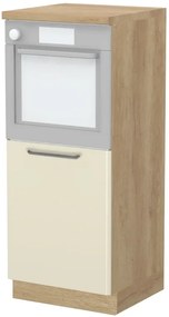 Висок подов шкаф за фурна Modena K14-60-1KR-Oak - Beige