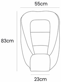 Бяло гнездо за бебе 55x83 cm – Meowbaby