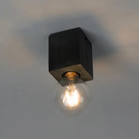 Рустик повърхностен спот черен дървен - Bloc