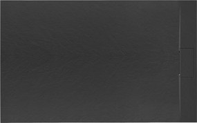 Корито за душ кабина Rea Bazalt Black 80x100