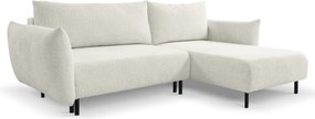 Ъглов диван Laurie-Бял
