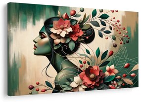 Картина на платно – Цветна богиня