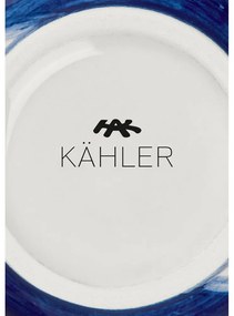 Синя ръчно рисувана каменна ваза Tulle - Kähler Design