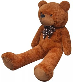 Мека плюшена играчка мече, XXL, кафяво, 100 см