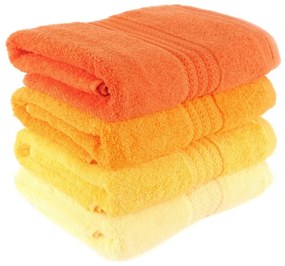 Комплект от 4 кърпи Daisy, 70 x 140 cm Rainbow - Foutastic