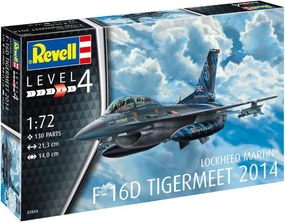 Revell - Сглобяем модел Самолет Локхиит Martin F-16D 2014